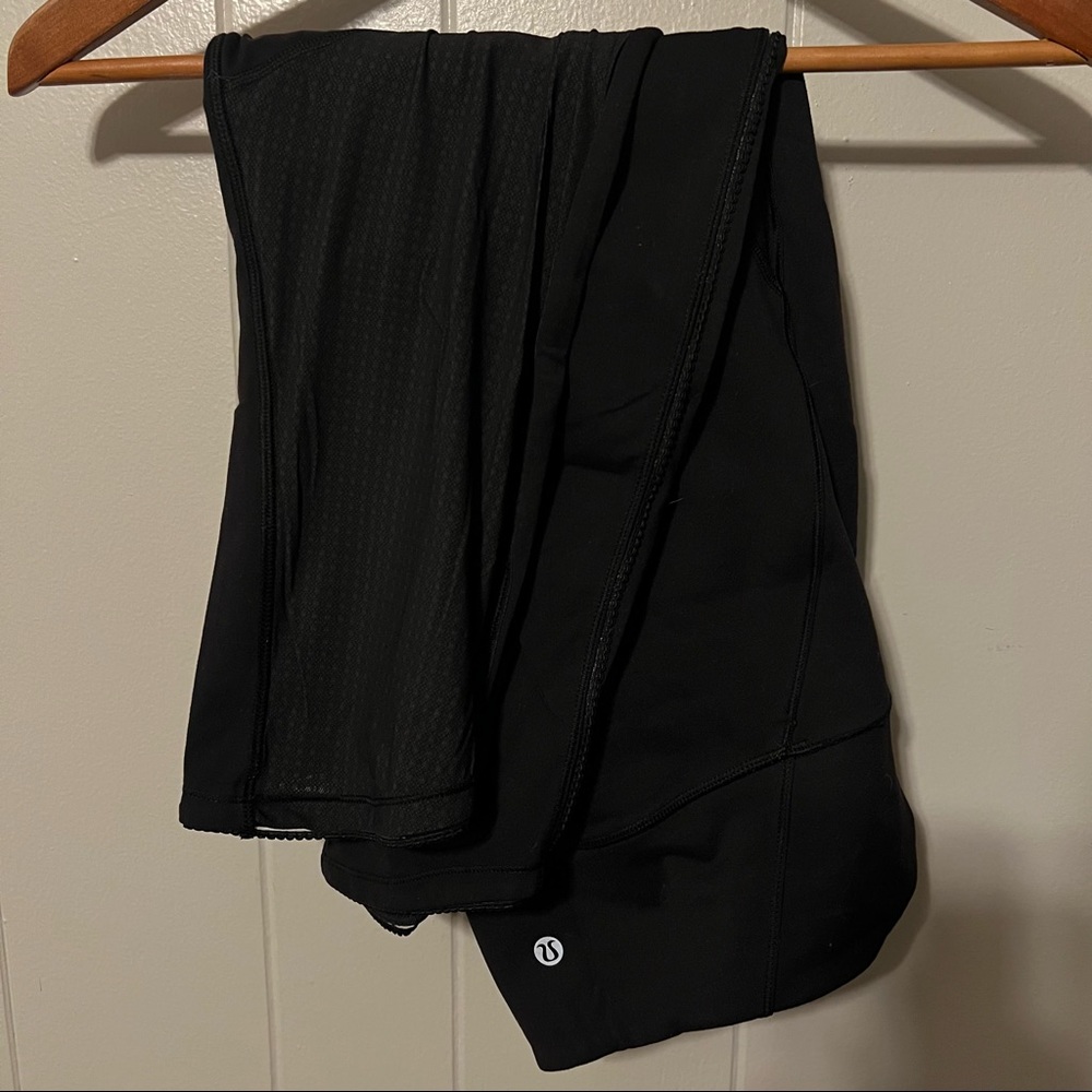 Lululemon Cropped High Rise Mesh Legging